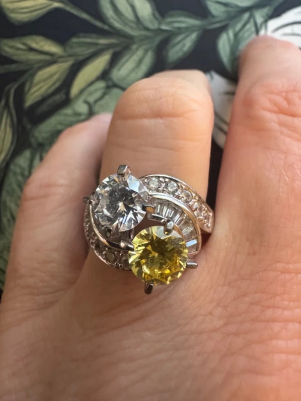Ross Simons Sterling Silver Diamondique CZ Ring